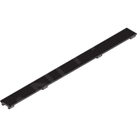 I-Drain DZIGNSTONE - Grille de conception pour baignoires Solid Linear, longueur 70 cm, noir mat DP.GS.IN.0695.Z (1/2)