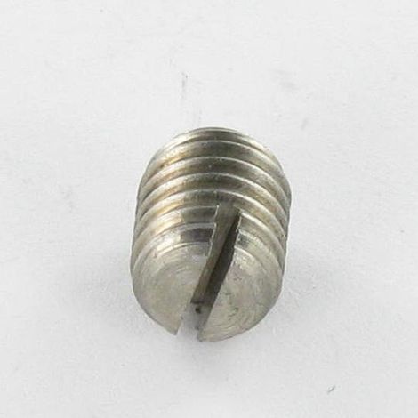 Vis métaux Sans tête Fendue Bout téton Plate M1.6X4 Inox A2 microvis-1 pièce