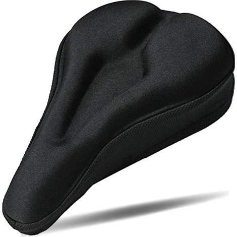 Coprisella per bicicletta, coprisella ergonomico, comodo cuscino in memory foam per sella, cuscino per bicicletta 28x18 cm per bici da strada, e-bike e cyclette. (1/5)