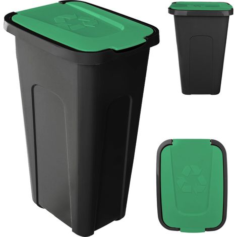 Pattumiera per raccolta differenziata Pattumiera da 30 litri con coperchio (1/5)