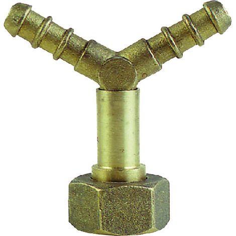 6PZ CROCERA A 3 VIE CON DADO 2 uscite Ø10 + dado W20x1/14 SX