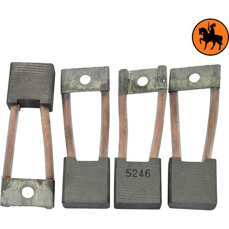 Ensemble de 4 balais de charbon KOMATSU FB1-51740-0330 10x20x20mm (1/3)
