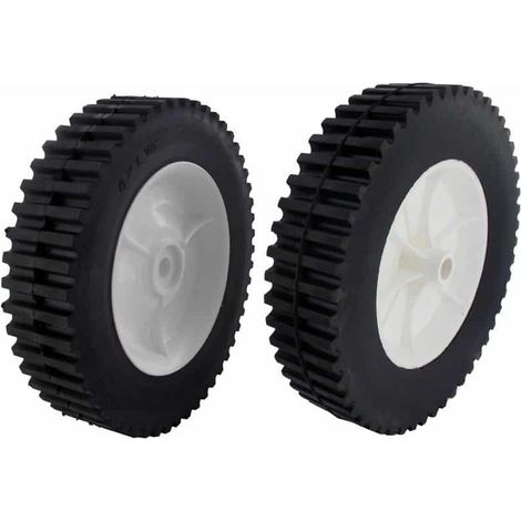 Roue en plastique crantée à moyeu déporté universelle - Ø: ext: 203mm, alésage: 12,7mm - Largeur: 44mm - Long moyeu: 35mm - Profil diamant
