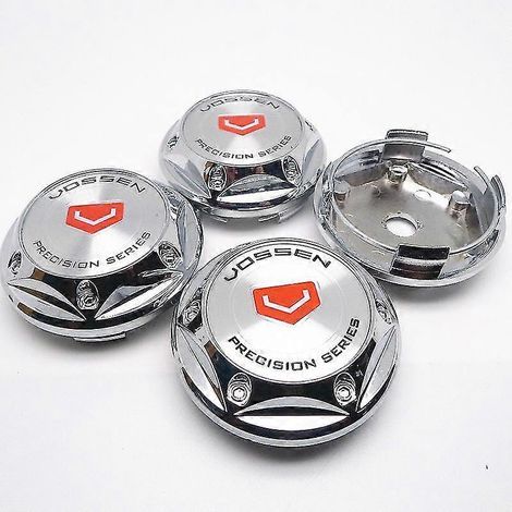 Lot de 4 cache-moyeux de roue Vossen 68 mm et 62 mm pour jantes de voiture, protection anti-poussière, accessoires de style automobile cache-moyeux de roue D (1/5)