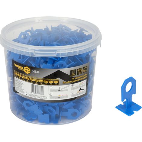 Nivellierclips 2 mm für Fliesen, 400 Stück