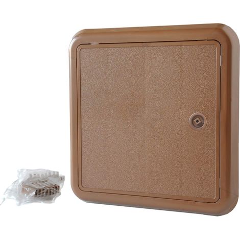 La Ventilazione SIS2020R Sportello di Ispezione in ABS, Effetto Ramato, 215 x 215 mm (1/5)