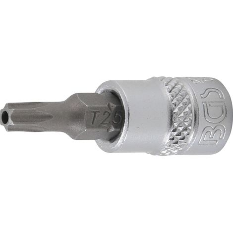 BGS Bit de inserción 6,3 (1/4) Perfil en T con orificio T25 - 2360