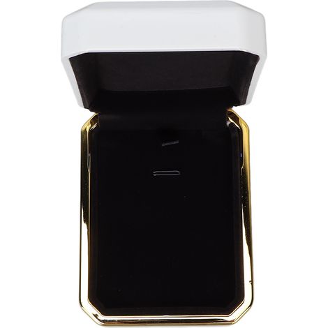 1 joyero, plástico, flocado suave, iluminación integrada, forma cuadrada, para guardar colgantes, regalo de boda (1/5)