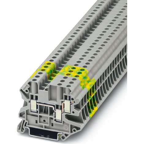 Bloc de jonction de traversée Phoenix Contact UT 4-TWIN, A visser, Gris ( Prix pour Paquet de 5 )