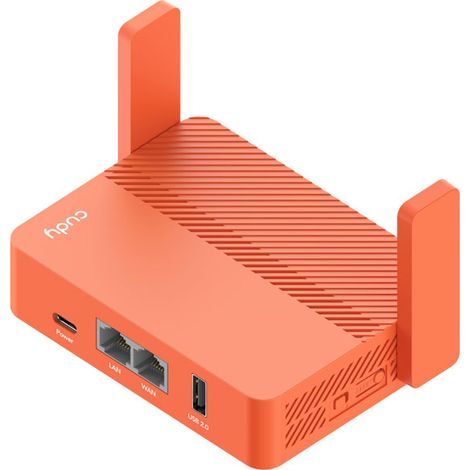 Router Cudy AC1200 Naranja RJ45 Ethernet LAN Wi-Fi