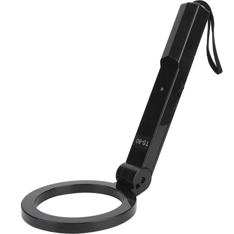 Tragbarer Metalldetektor, professioneller Metalldetektor für Erwachsene und Kinder mit Vibration, LED-Licht, akustischem Alarm, leicht und batteriebetrieben