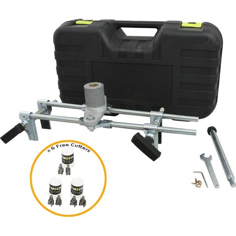 Fräsvorrichtung zum Fräsen von Schloßtaschen Frässchablone Bohrschablone für die Schlossmontage