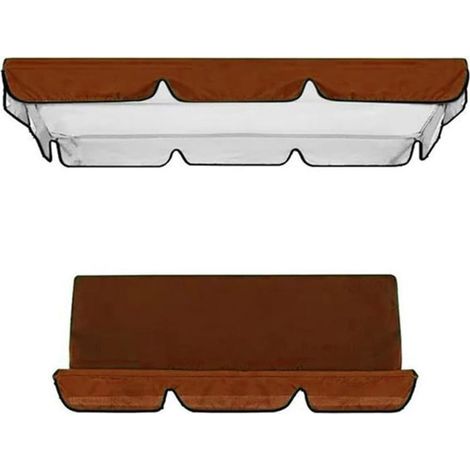 Kit de rechange pour balancelle 3 places avec toit et coussin d'assise réglables, pour balancelle de jardin (1/3)