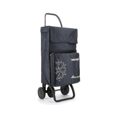 FPLUS carro comp.4r.termo marengo rolser , Carro Rolser de aluminio de 4 ruedas, para evitar que el usuario cargue con el peso de su compra. En posición de dos ruedas para llevar d
