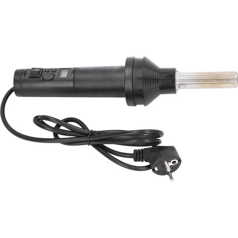 Pistolet à air chaud numérique 100-500°C réglable kit d'outils portatif prise UE 220V (1/5)
