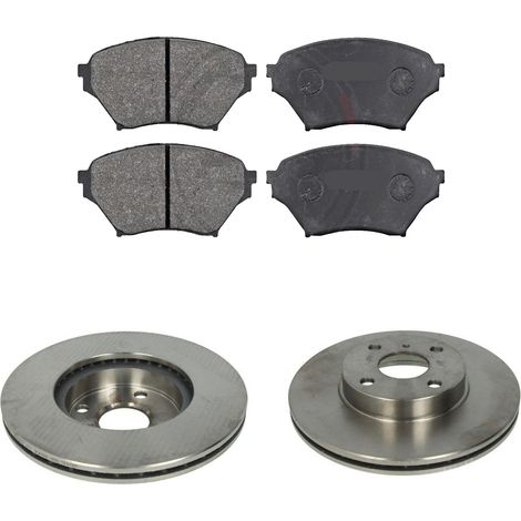 KIT FRENI ANTERIORI compatibile con MAZDA MX-5 II (NB) - DISCHI + PASTIGLIE OEM: FDB1600, FDB1011 / 16458 , 17098 /SOSTITUZIONE DIRETTA/BASSA POLVERE/SILENZIOSO (1/5)