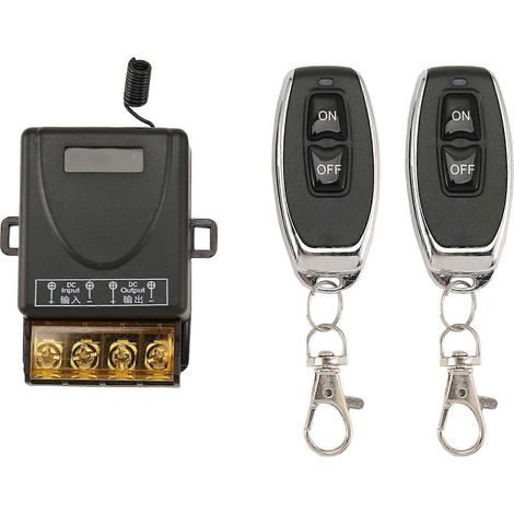 Module récepteur relais haute puissance 12-48V, interrupteur universel sans fil 433 MHz à monter soi-même pour pompe à eau de voiture (1/5)