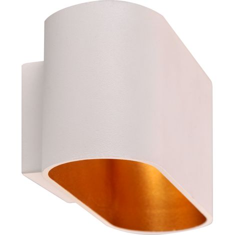 Applique murale blanc/or aluminium ELISSA 1xG9 IP20 Polux (1/5)