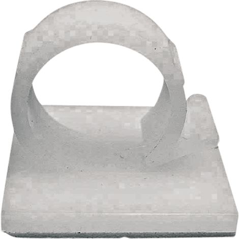 Selbstklebender Clip mit Klebefolie, Polyamid, 9 mm Durchmesser, 21 x 18 x 12,5 mm (1/2)
