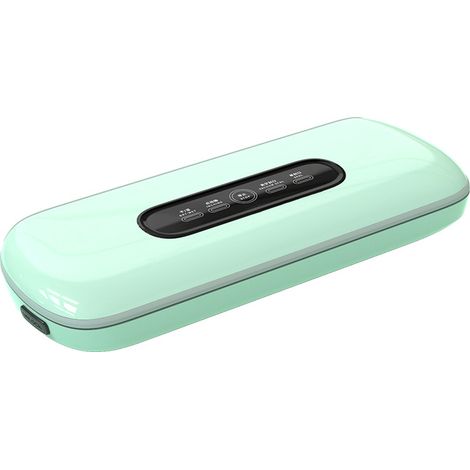 Macchina automatica per il confezionamento sottovuoto monoblocco di alimenti, per liquidi e solidi (verde) (1/5)