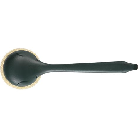Long-handled dish brush with replaceable soft and flexible head and kitchen dish scrubber for cleaning pots, pans, and skillets (1/5)