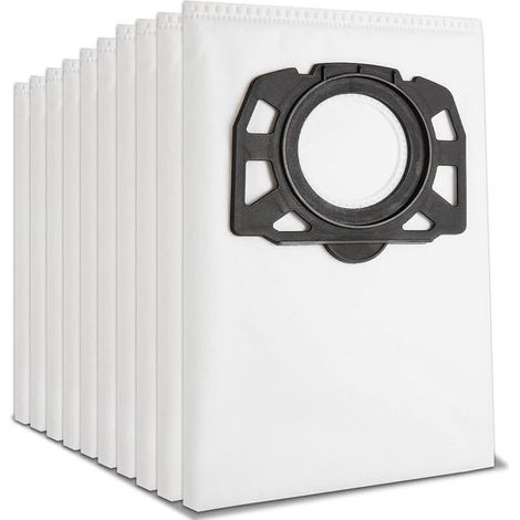 Lot de 10 sacs aspirateur pour Kärcher 2.863-006.0, Sacs Aspirateur pour Kärcher WD4 WD5 WD6 WD5P WD6P Premium MV4 MV5 MV6 (1/5)