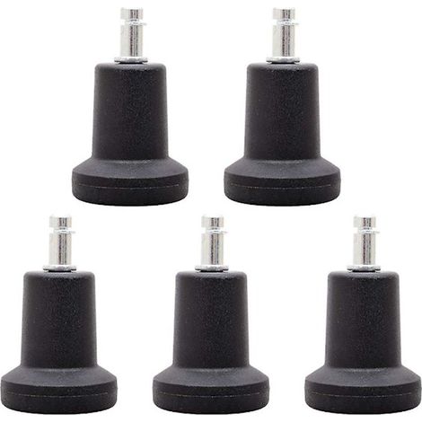 Pieds fixes Hxlq (5 pièces) Chaise de bureau fixe, chaise d'ordinateur Chaise pivotante antidérapante, sûre et stable (1/4)