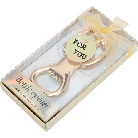 Ouvre-bouteille en forme de chiffre 50 - Cadeau d'anniversaire, de mariage ou d'anniversaire de mariage - Accessoire de bar (1/5)