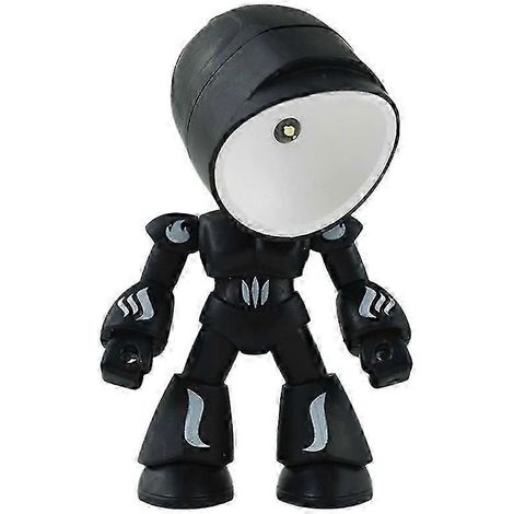 Lampe de nuit LED mini robot robot solitaire, dessin animé mignon, pour chambre d'enfant, décoration intérieure B DO (1/5)