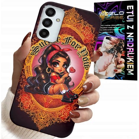 Custodia per Samsung Galaxy M13 4G - Sucker FOR YOU, custodia alla moda con bambola e vetro (1/5)