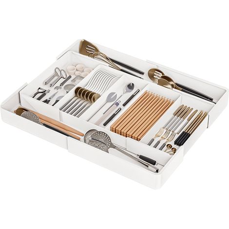 Boîte De Rangement Rétractable - Bac De Rangement De Cuisine - Séparateur D'Organisation Intérieure - 1 Pièce (1/3)