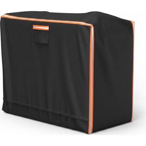 Waterproof Scooter Cover, Mobility Accessory, Vehicle Case, 600D Oxford PVC Material, Side Vents, Reflective Strips, Suitable for Seniors, Black, 420D (1/5)