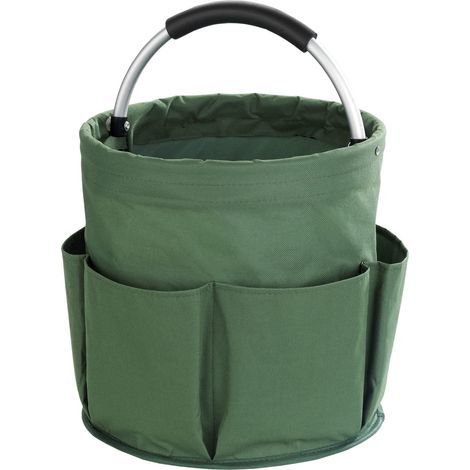 Borsa porta attrezzi da giardino multiuso (verde militare) (1/5)