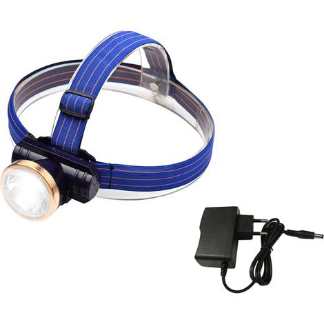 Torcia Led Frontale 60W Ricaricabile Luce Fredda Fascia Elastica Regolabile (1/5)