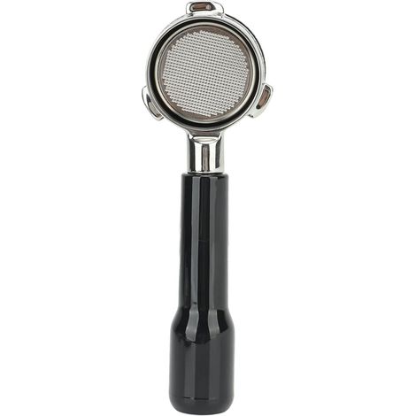 Porte-Filtre Sans Fond Acier Inoxydable 304, 3 Oreilles, 54mm pour 8 870 880, 4 Types de Filtres à Eau sans Fond (C2 Plastique Noir) (1/5)
