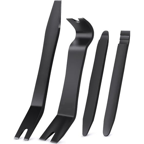 Kit professionnel d'outils pour le démontage de l'habitacle—Ensemble de 4 ou 5 pièces,incluant des leviers en plastique anti-rayures (1/4)