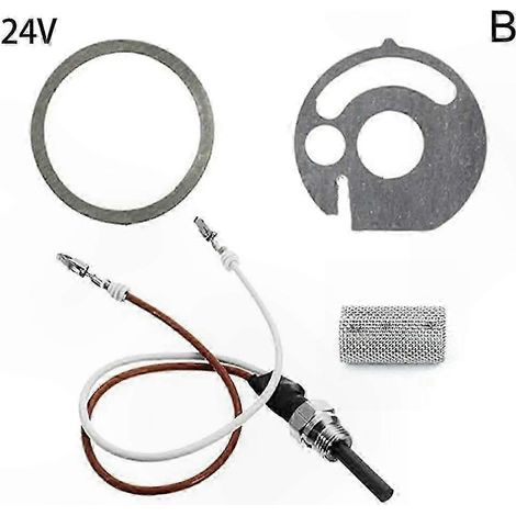 Rondelles à broches en céramique et clés à filtre pour réchauffeurs 24V, compatibles avec les modèles hydrauliques D4WS, D5WSC et D5WS.