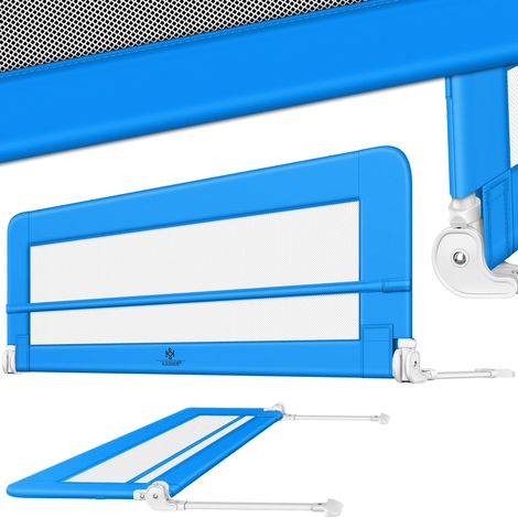 KESSER® Barandilla de cama Barandilla de cama para niños Barandilla de cama para bebés Barandilla de cama para niños  Azul / 200cm