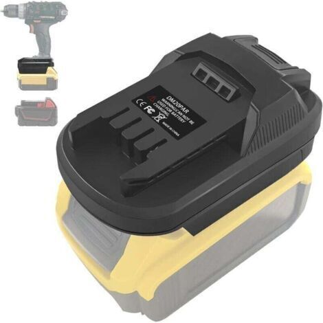 Adaptateur de batterie pour batteries Milwaukee 18 V M18 vers outils électriques Parkside, adaptateur de batterie pour batteries Dewalt 20 V pour outils Parkside (1/4)