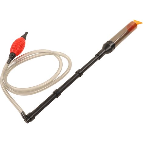 Nettoyeur de gravier pour aquarium, nettoyage manuel, changement d'eau, sac à air rouge, outil de nettoyage de sable pour aquarium (1/5)