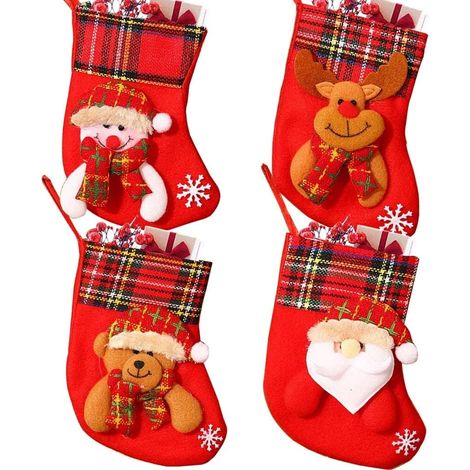 4 chaussettes de Noël Chaussettes de Noël Chaussettes de Noël (1/5)
