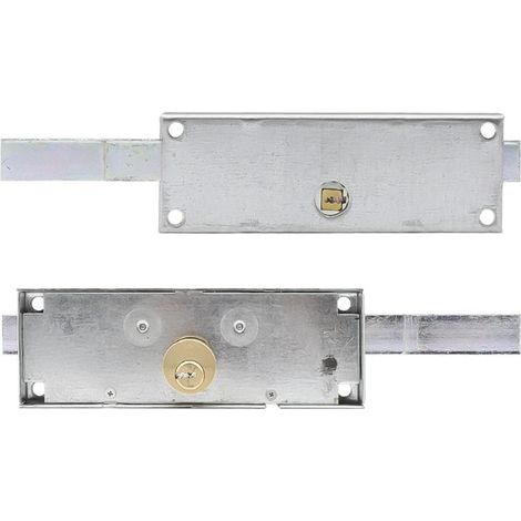 CAYS cerradura lateral knn cl puerta enrollable , Cerradura KNN CL Galvanizada lateral para puertas enrollablesCon 3 llaves de seguridad de puntosTamaño de caja 17x6cmI (1/3)