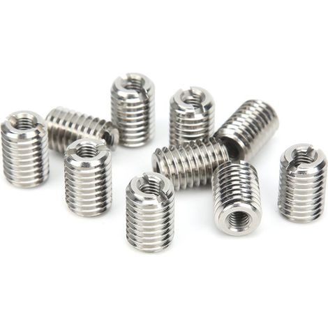 10 Pièces Manchons de Réduction Filetés en Acier Inoxydable pour Réparation de Fissures (1/5)