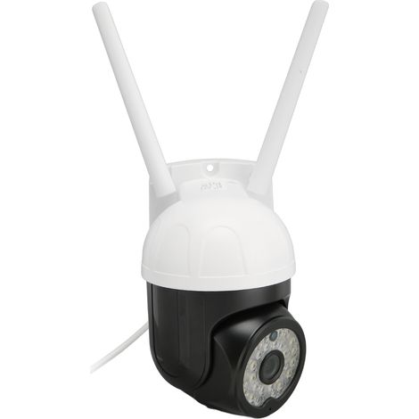 Caméra WiFi 1080p 2,4 GHz, audio bidirectionnel, alerte de mouvement, plusieurs options de stockage, caméra de sécurité intérieure, prise UE 110-240 V (1/5)