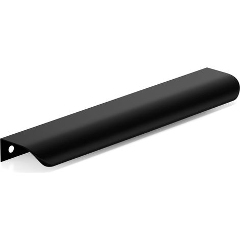 Lot de 5 Poignee de Meuble Cuisine Entraxe 160mm Poignée Meuble Invisible Noir, Poignée Cuisine en Alliage d'Aluminium Poignée Tiroir (1/5)