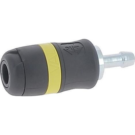 Raccord rapide air comprimé ER pour tuyaux diamètre 8 mm ISO B passage 6 mm