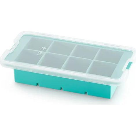 Eiswürfelform lekue xl square ice cube tray 4,5 cm 8 Würfel (1/3)