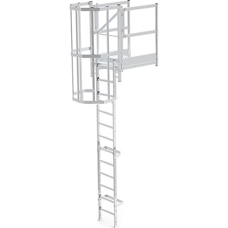 Scala a gabbia - Altezza raggiungibile 2.80 a 3.10m - CS31-CPSH-080-CVAP