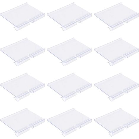 PRETYZOOM Supports pour étiquettes de prix blanc 30 en plastique (1/5)