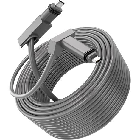 Câble d'extension Ethernet de deuxième génération, câble de données, câble d'alimentation, câble de remplacement Gen2 V2 10m (1/5)
